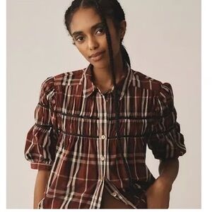 Anthropologie Maeve Leandra Blouse XXS NWT